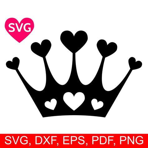 Download Free I Crown You The Queen Of My Heart SVG for Cricut Machine
